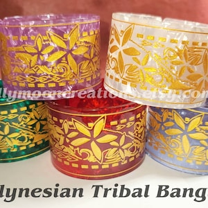 Colorful Polynesian Tribal Bangles