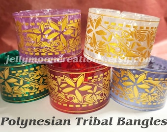 Colorful Polynesian Tribal Bangles