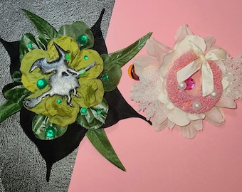 Handmade Wicked Inspired Hair Clips