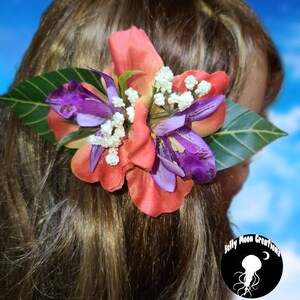 Tropical Flower Orchid Hair Clip