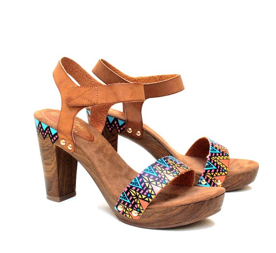 tan platform sandals