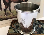 Vintage Mint Julep Cup, Boardman, Mississippi Julep Cup, Kentucky Derby, Derby Party, Mint Julep Collection, Handmade Pewter, Made in USA