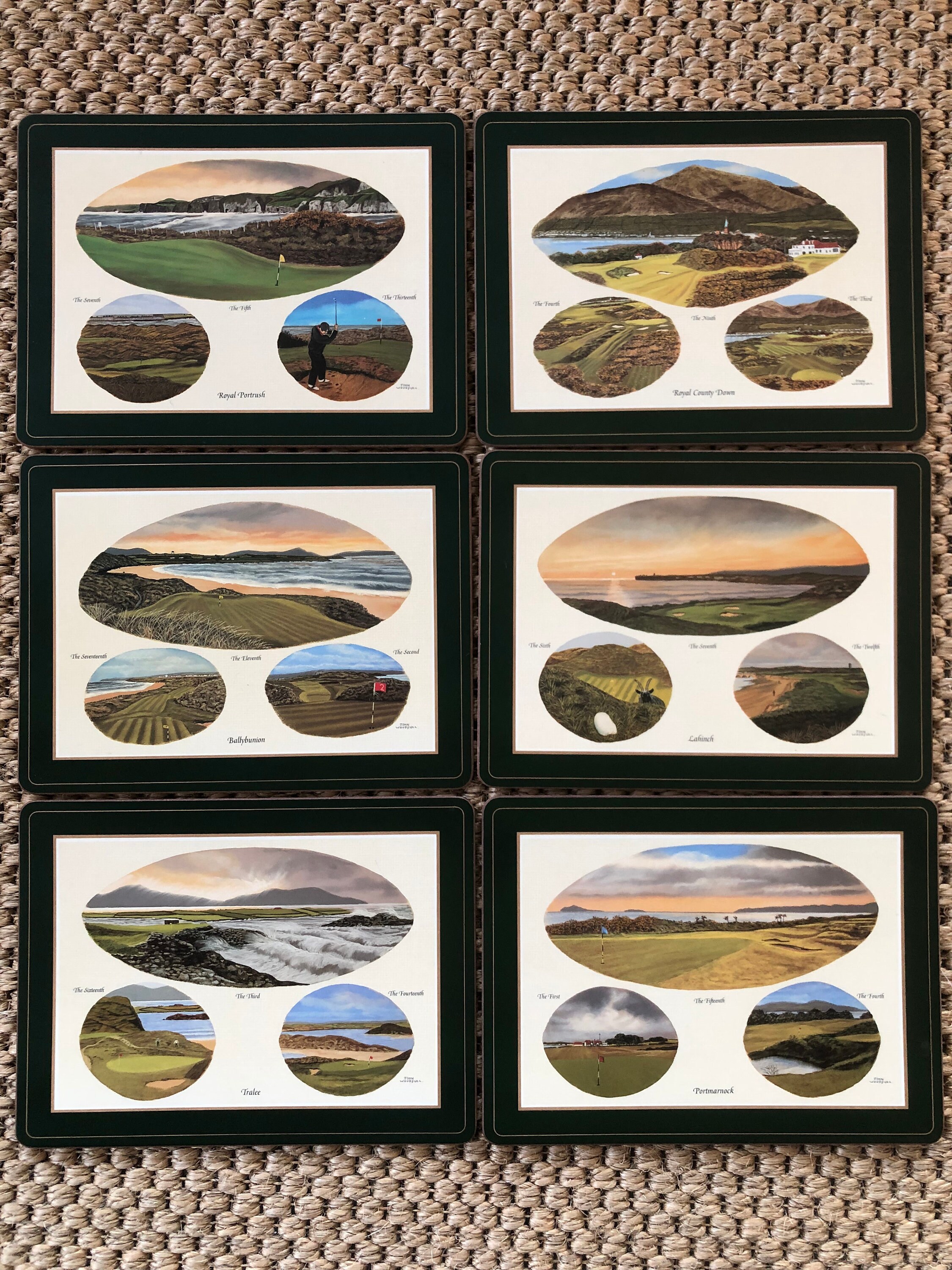 Vintage Pimpernel Traditional Place Mats Set of Six Irish Etsy