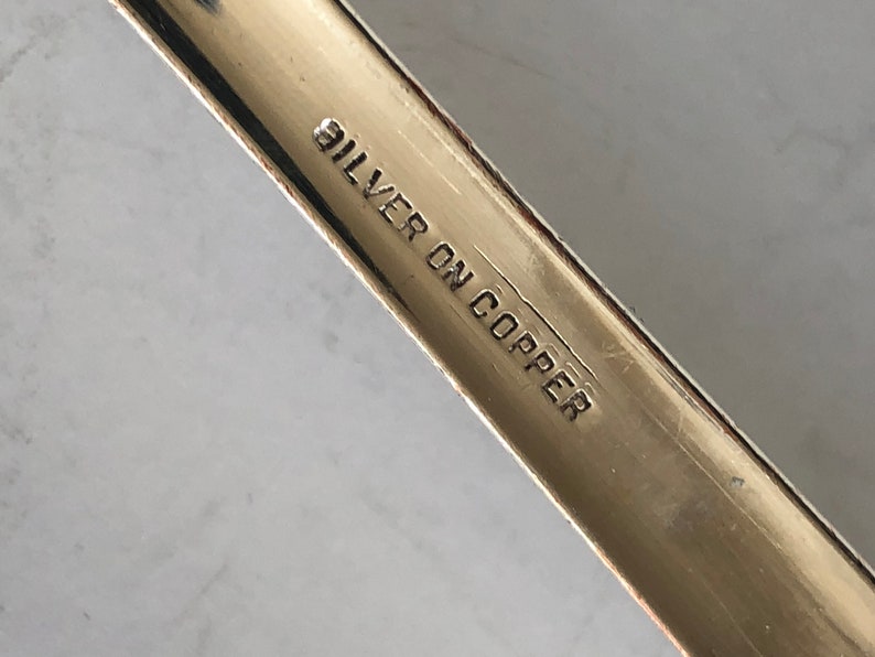 Vintage Engraved Serving Spoon. 12.5 Length With Detailed Etsy