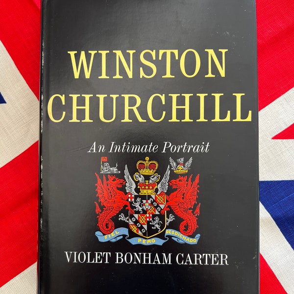 Winston Churchill An Intimate Portrait, 1965 First American Edition, Vintage Books, Made in England, UK, Vintage Churchill, Hardcover
