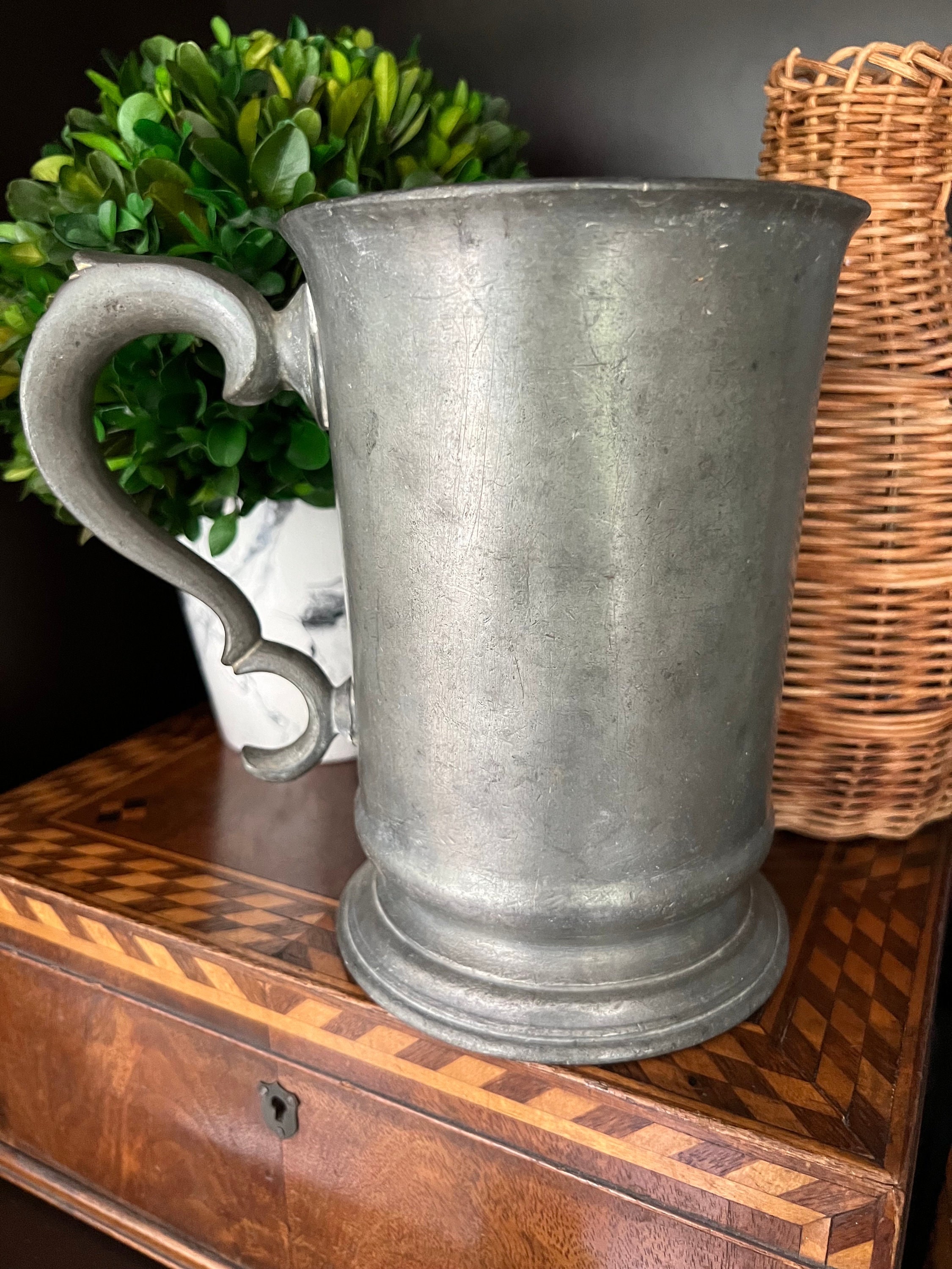 2025超人気 Antique English Pewter Tankard - Etsy アンティーク雑貨