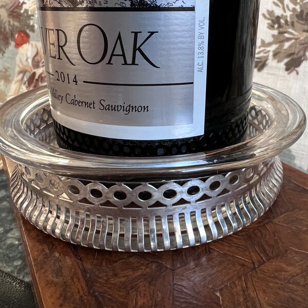 Wine Bottle Coaster Etsy