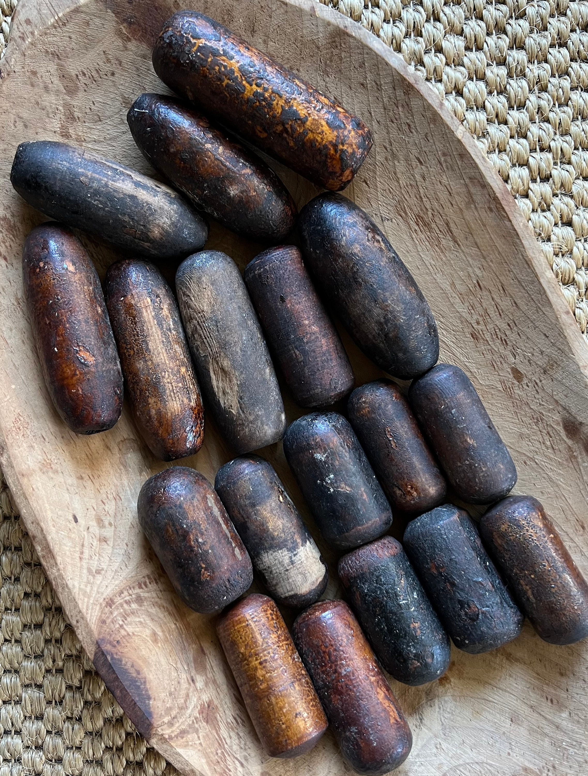 Vintage Wooden Fishing Floats Authentic Wooden Floats Etsy