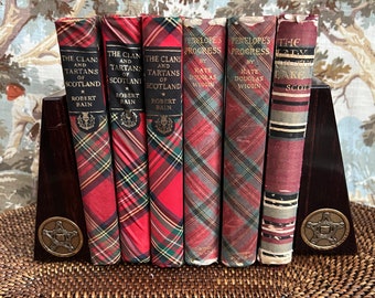 Vintage Mahogany US Secret Service Bookends, Bookshelves, Library, Vintage Decor, Weighted Bookends, Pair, Spy, Handsome Office Decor