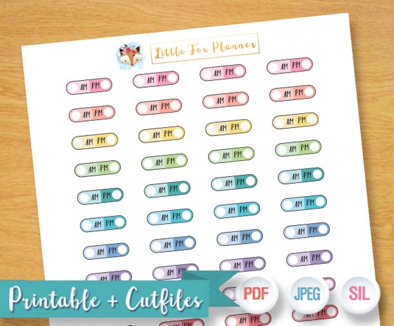 Medication Pill Reminder Medicine Printable Planner Stickers - Etsy