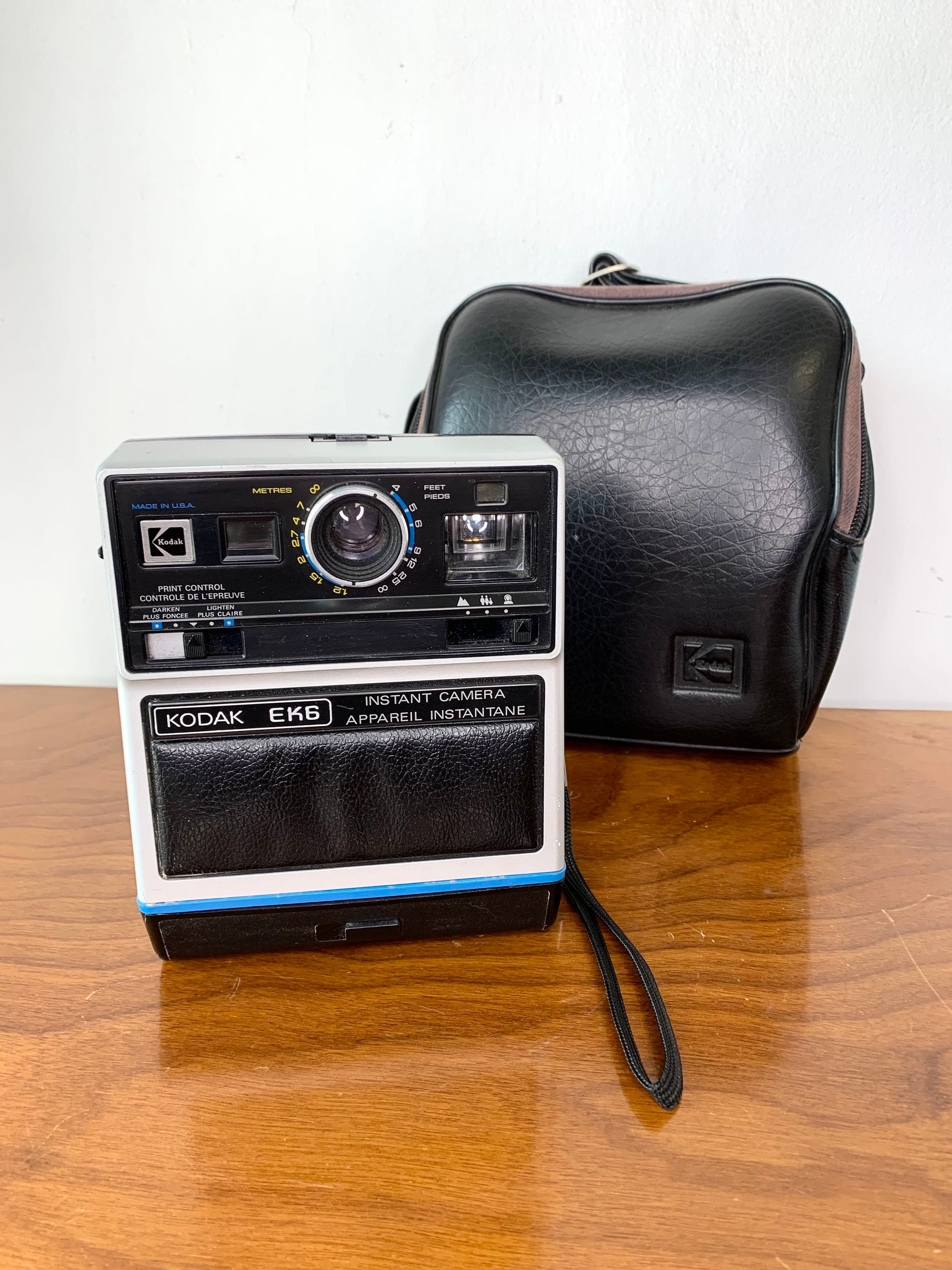 Vintage 1970s Kodak EK6 Instant Camera with Carry Case