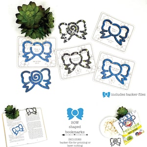 Archivo láser para marcapáginas de arco, Archivos láser para arco, Archivos láser para scrapbuster, Archivo para marcapáginas estilo clip, Archivos láser para animadoras, Archivo para marcapáginas para niños