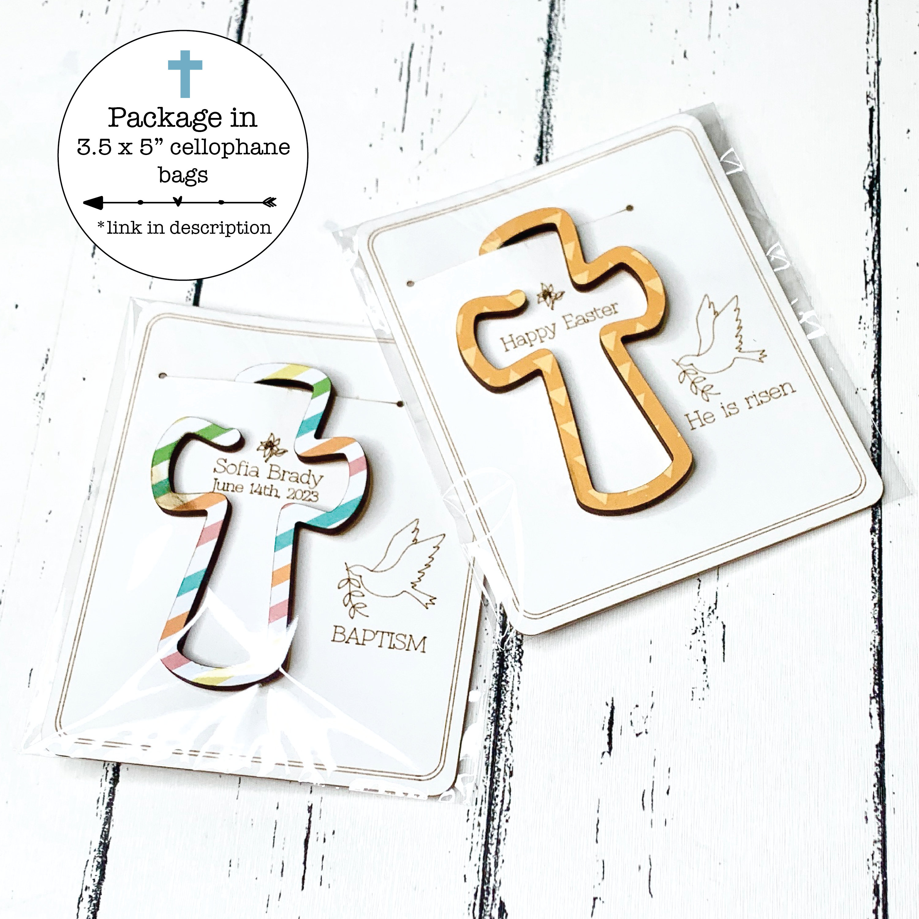 Cross shaped bookmark file, Religious bookmark laser file, Easter bookmark svg, He is risen bookmark, Baptism laser file, Save the date file