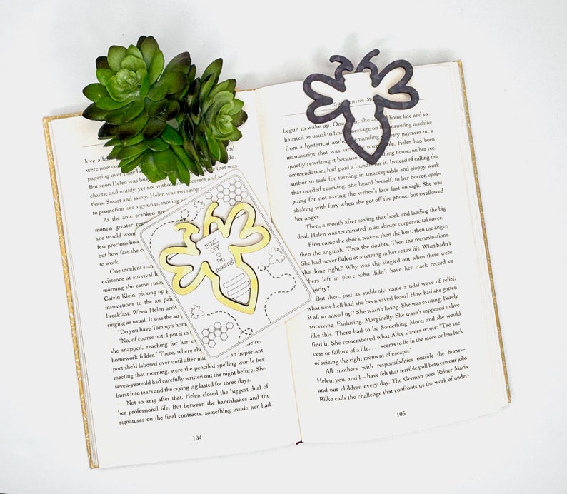 Hornet Shaped Bookmark Laser File, Insect Themed Bookmark Svg, Bug ...