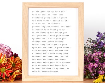 Nursery quote print | Etsy