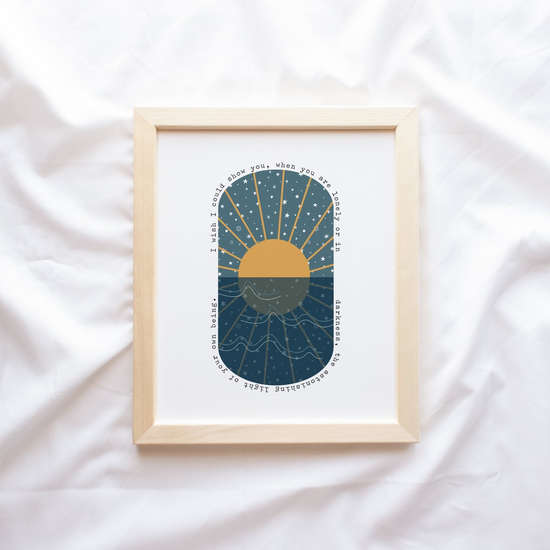 Inspirational Wall Art Framed Quote Wall Art Whimsical Home Etsy