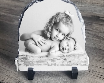 Personalised  Photo Rock Slate,Gift for Him, Gift for Her, Wedding Gift, Custom Photo Slate, Photo Rock, Photo Gift,Photo Plaque