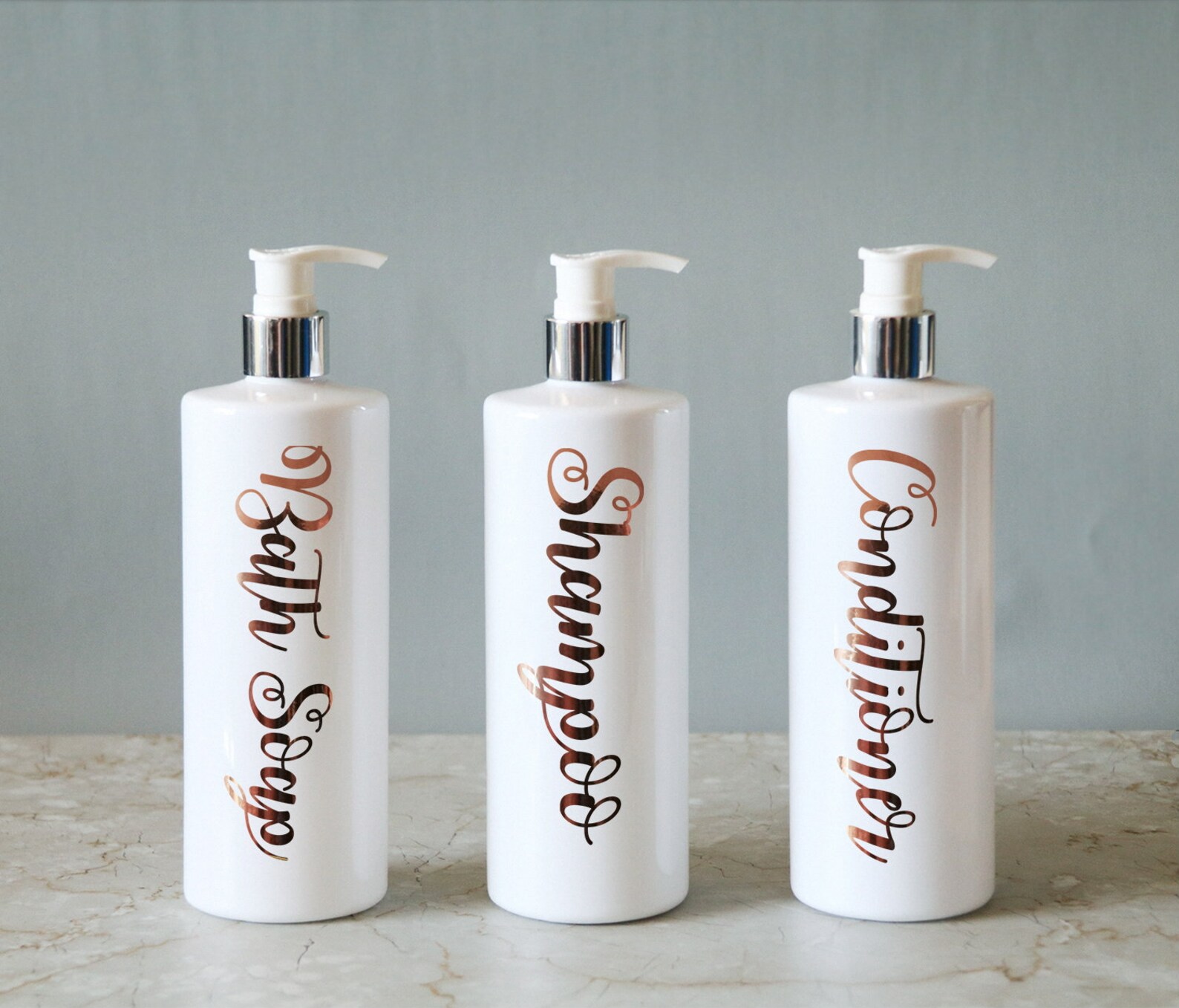 Bathroom Refillable Bottles Reusable Dispensers Mrs Hinch Inspired