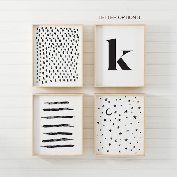 Black and White Nursery Decor Etsy