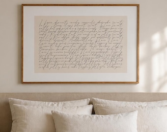 Custom Song Lyrics Print, Wedding Wall Art, Anniversary Gift, First Dance Song, Song Lyrics Poster