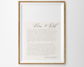 Wedding Song Art Print wedding gift couple custom lyrics wedding print framed personalized wedding gift wedding present first dance song