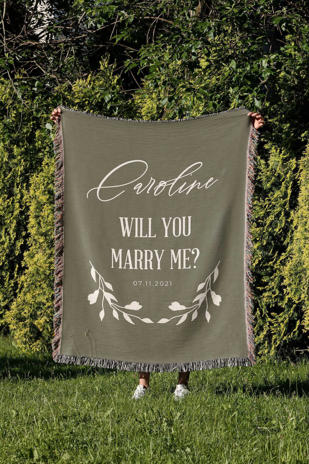 Marry Me Sign Custom Blanket Proposal Sign Ideas Marriage Etsy