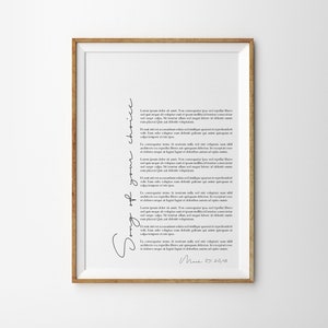 Custom Wedding Song Lyrics Poster, Custom Text print Personalized Your own words Poster, Wedding song Print, Mother&#39;s Day Gift, Gift for Mom