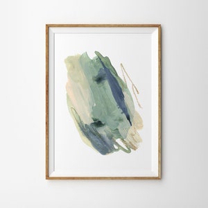 Abstract Blue Beige Art Print Neutral  Wall Art large Poster Abstract Wall Art Contemporary Home decor Modern House Prints Neutral Poster