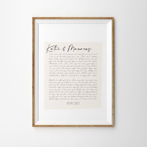 Paroles de chanson First Dance Art mural Paroles personnalisées Impression Paroles de chanson de mariage 1er anniversaire de mariage