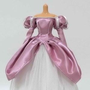 Ariel inspired dress #2 (Pink pearl) fits 11.5 inches or 17 inches Dolls like Disney Princess Classic Dolls or Classic Singing Dolls.