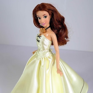 Vanessa inspired dress fits 11.5 inches or 17 inches Dolls like Disney Princess Classic Dolls or Classic Singing Dolls.