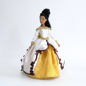 Pocahontas Inspired Doll Gown: Fits 11.5 or 17 Inch Dolls