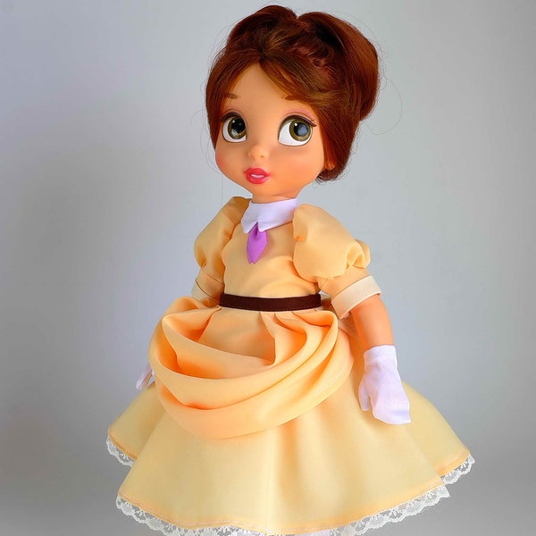 Traje de Jane Yellow para muñeca animadora de Disney de 16" (atuendo inspirado en Jane de Tarzán)