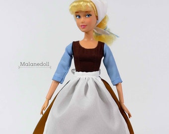 ディズニー シンデレラ プリンセス MATTEL クラシック rags ドレス Cinderella Rags Dress with Tea Set, bucket 1992 Disney