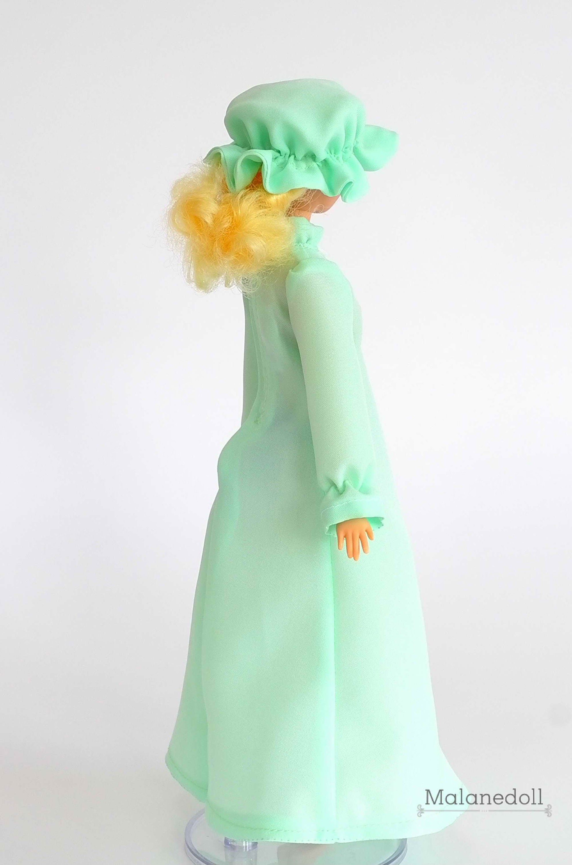 Doll Nightgown \u0026 Bonnet: Cinderella's Stepsisters Outfit Fits 11.5\, image size:1985x3000