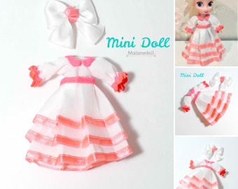 Baby Melody Outfit fits mini doll like Disney animator mini doll 5&quot;