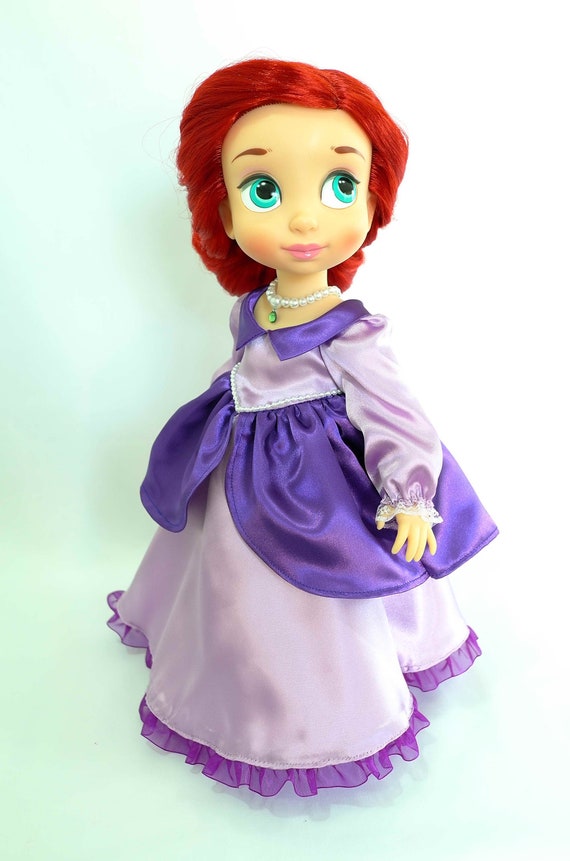 doll with purple dress