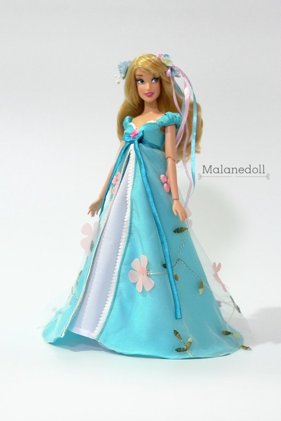 Inspirado en Giselle encantada vestido de cortina se adapta a munecas de 11 5 o 17 pulgadas como las munecas clasicas de las princesas de Disney o las munecas cantantes clasicas. Etsy Mexico
