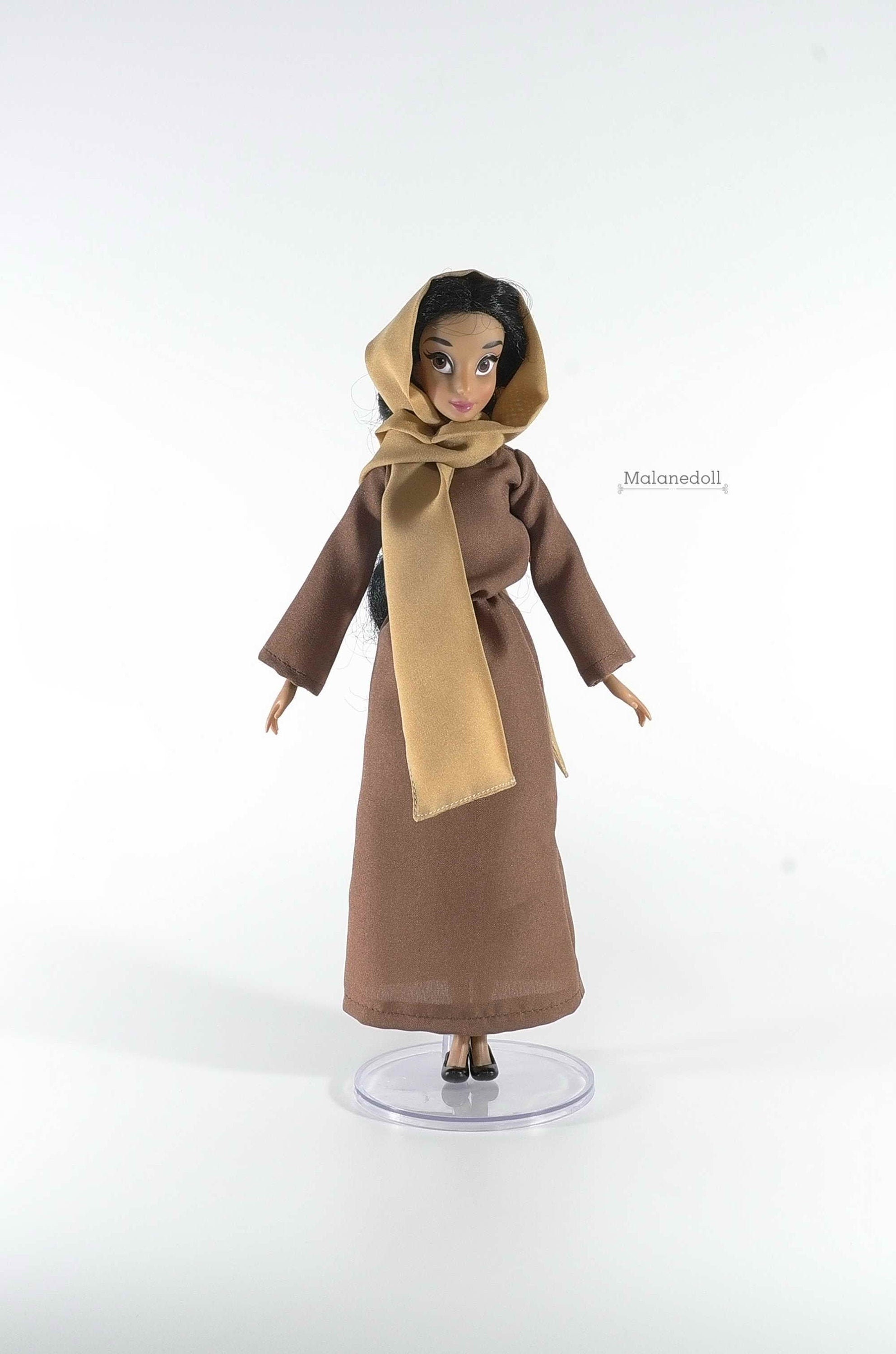 disney princess in brown dress Jasmine Inspired Doll Outfit: Peasant & Headscarf May be longer during Clearance Small-X-Large Red Jenni Kayne Women's Cleo 颜色:olive green