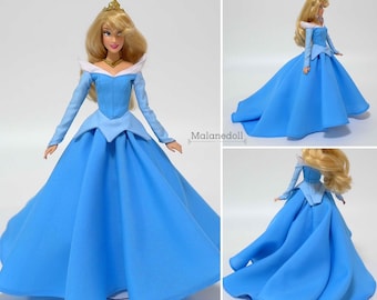 Princesa Aurora Princesas Da Disney Vestido Azul Aurora Princesa