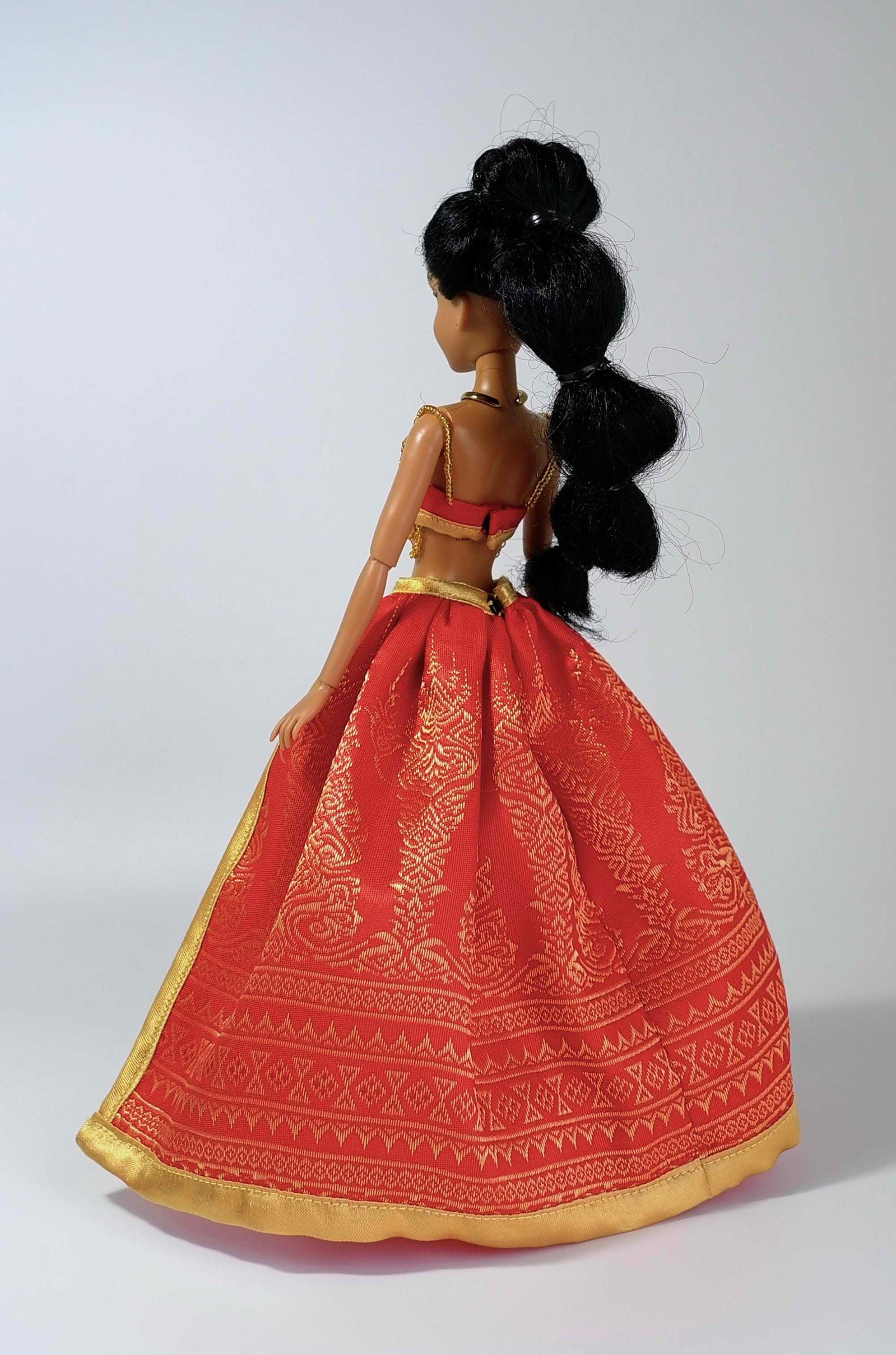 Jasmine Inspired Red Doll Outfit: Fits 11.5" or 17" Dolls - Etsy