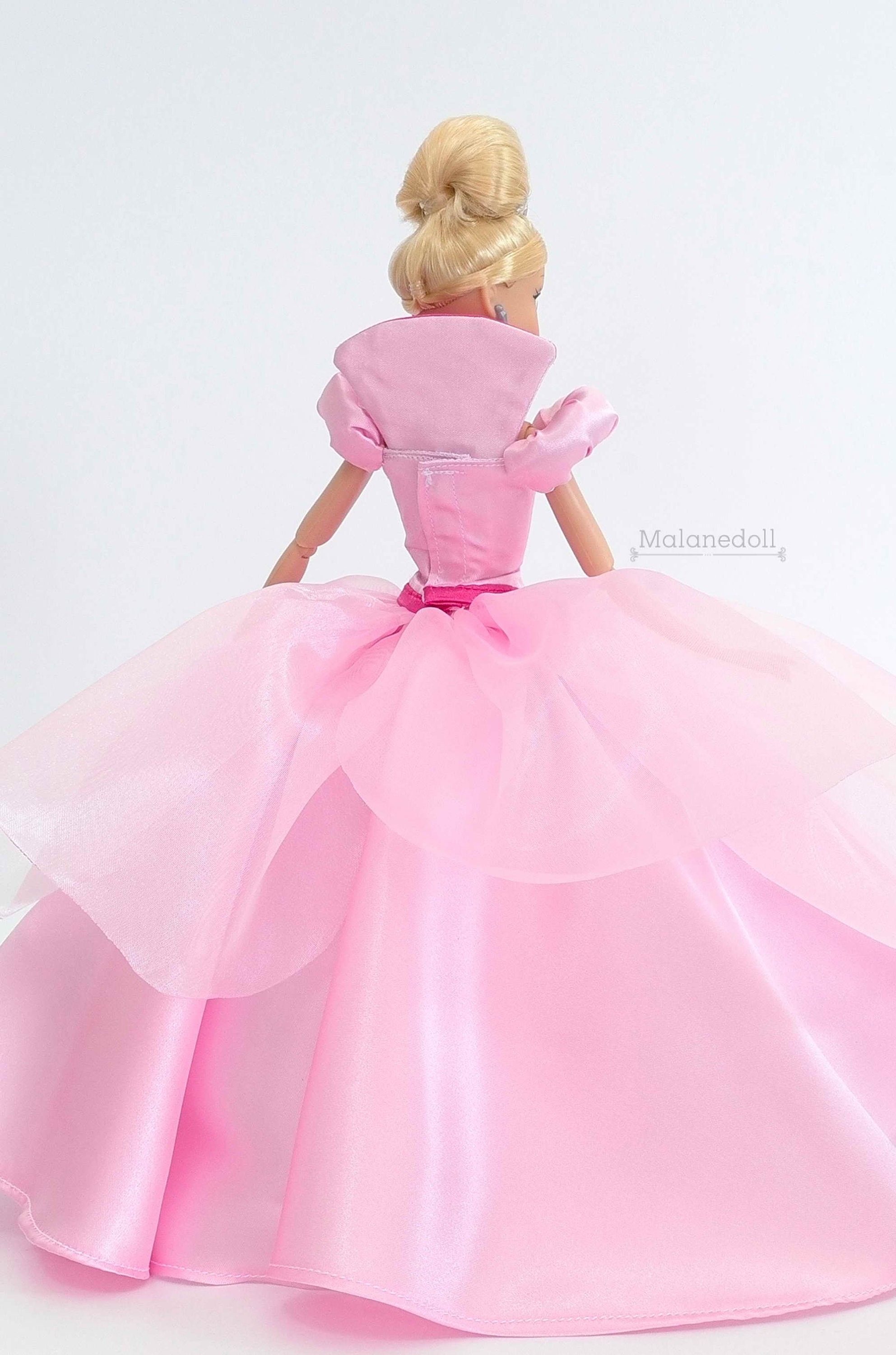 Heless Camicia Da Notte Per Bambole Princess Emily - Vestito Rosa Per Bambole 28-35 Cm - Inclusa Gruccia In Legno