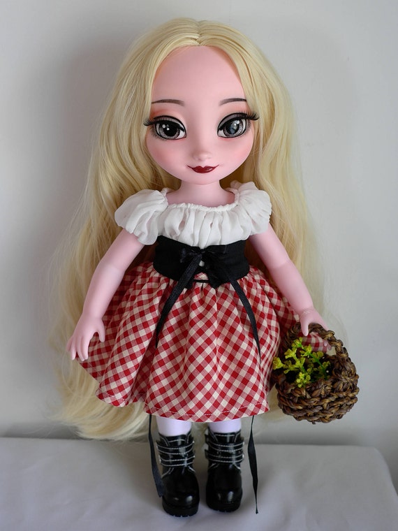 Little Red Riding Hood dress outfit for Disney Animators doll