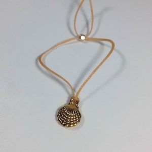 Melody Gold Seashell Necklace fits 10 inches or 11.5 inches Dolls