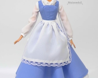 belle blue dress doll Bayley Pleated Floral Maxi Dress – The TLB Boutique main image 0