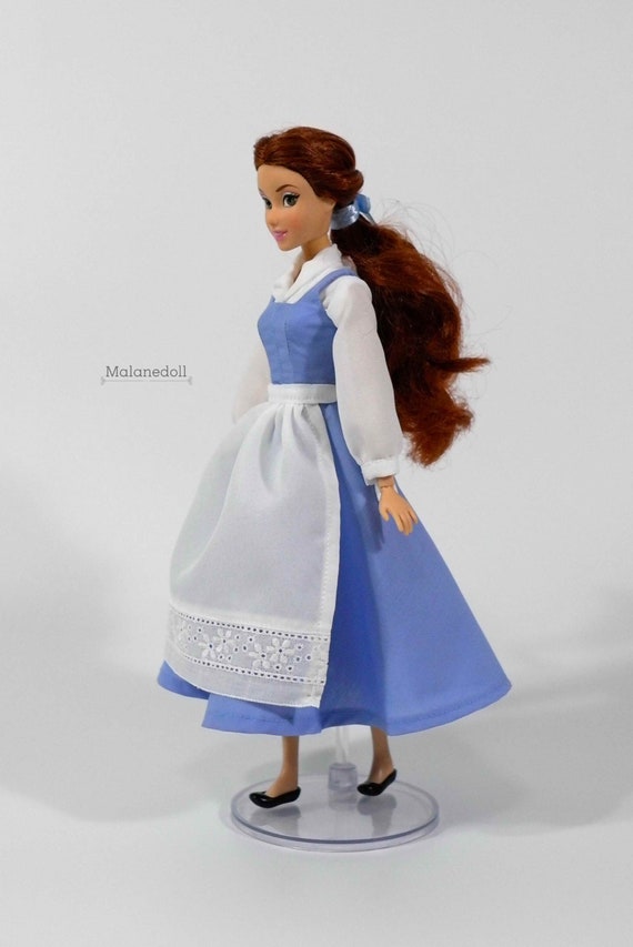 Belle Blue Dress With Apron Inspired Fits 11.5 Inches or 17 - Etsy