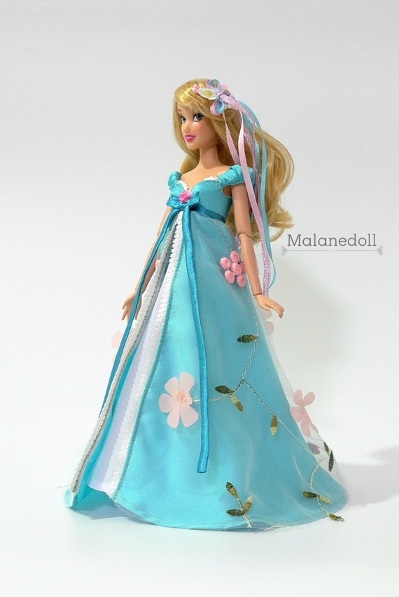 Inspirado en Giselle encantada vestido de cortina se adapta a munecas de 11 5 o 17 pulgadas como las munecas clasicas de las princesas de Disney o las munecas cantantes clasicas. Etsy Mexico