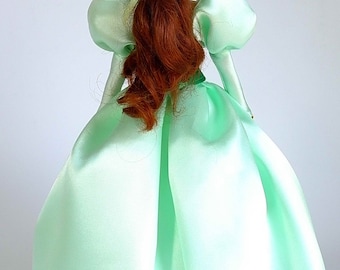 Green Belle Inspired Doll Dress: Fits 11.5 or 17 Inch Dolls - Etsy