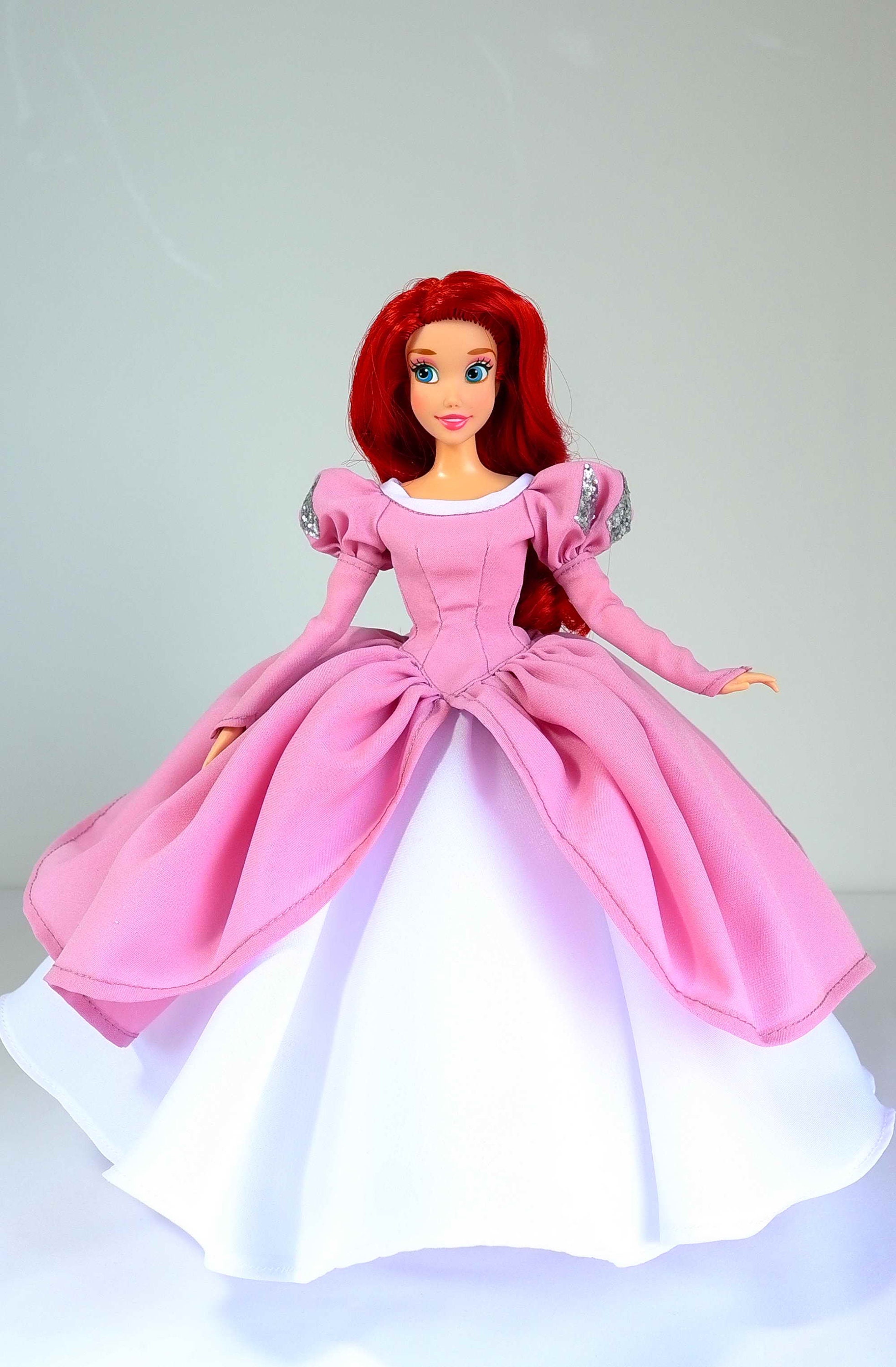 #2 fits 11.5 inches or 17 inches Dolls like Disney Princess Classic Dolls or Classic Singing Dolls. Ariel inspired dress Blue