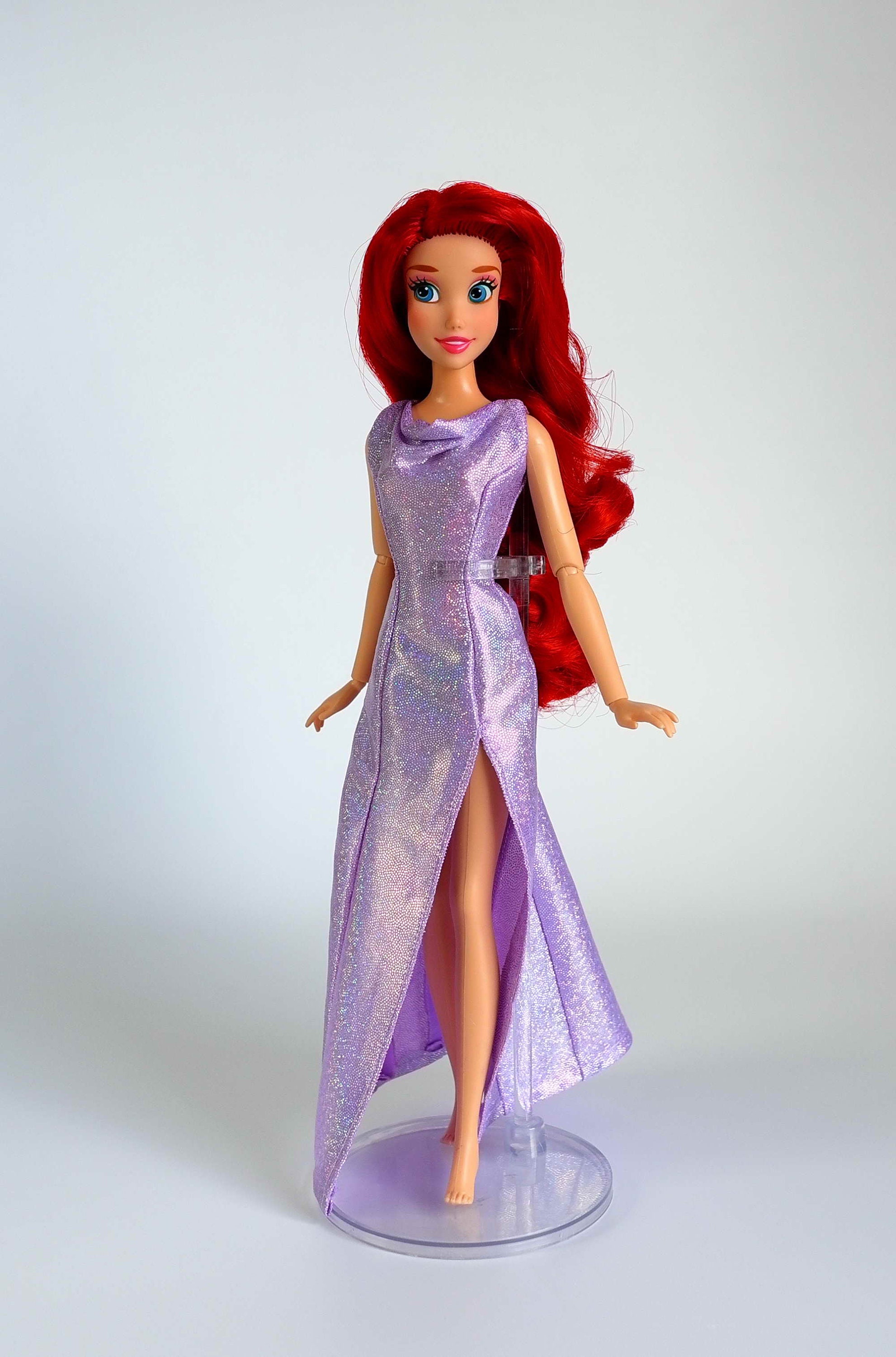 Bambola Barbie abbigliamento abito principessa sirena vestito 2 PEZZI 3 Colori UK Venditore 